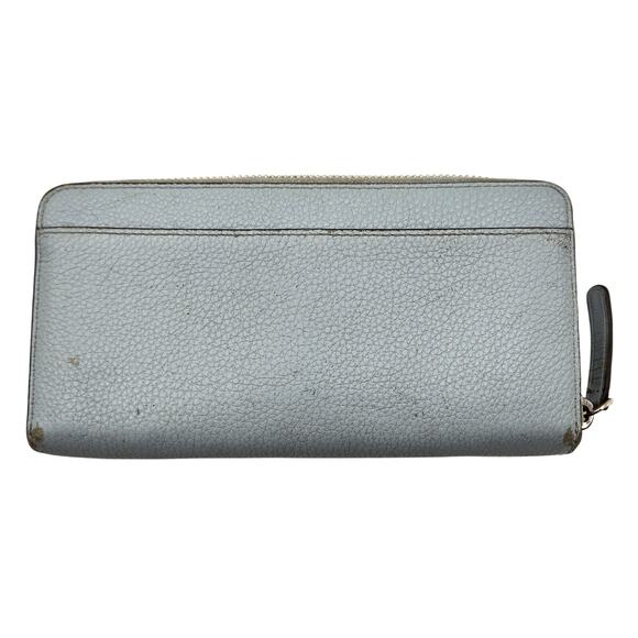 Kate Spade New York Zip-Around Leather Wallet – Light Blue Preowned with Flaws - Picture 3 of 8